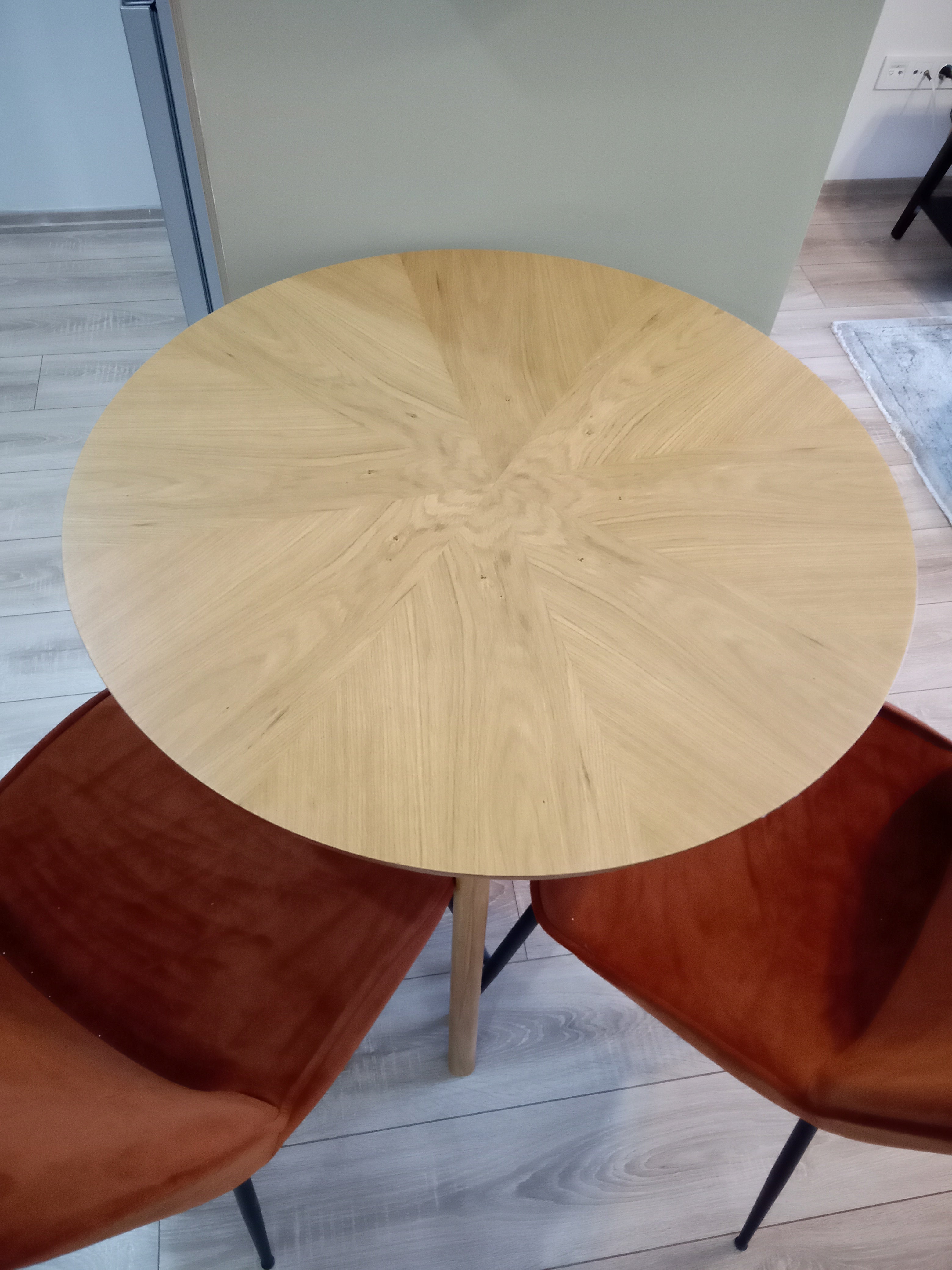 Oslo/Rove Yemek Masası 100 cm Meşe