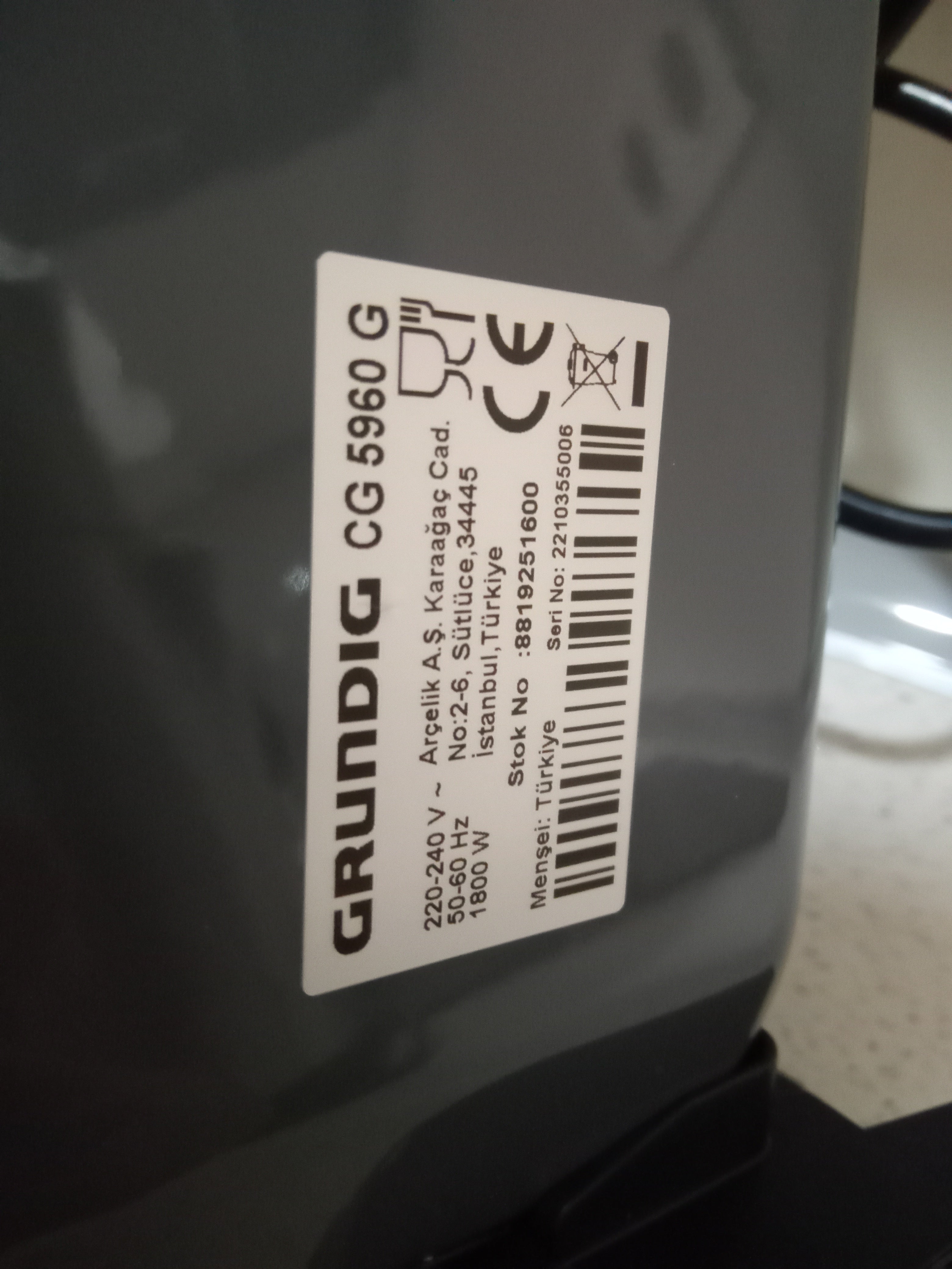 Grundig Tost Makinesi CG5960