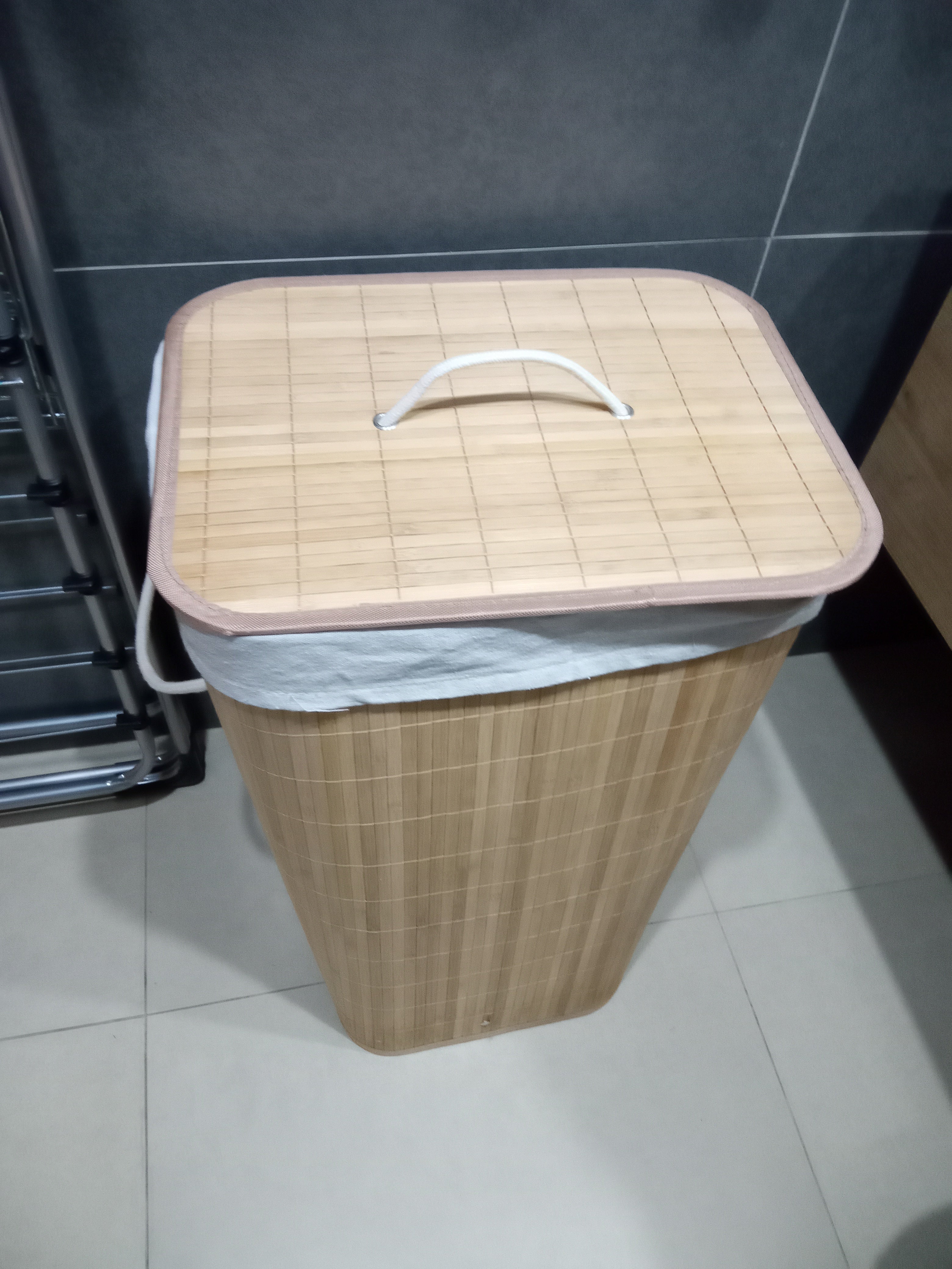 Bambu Çamaşır Sepeti