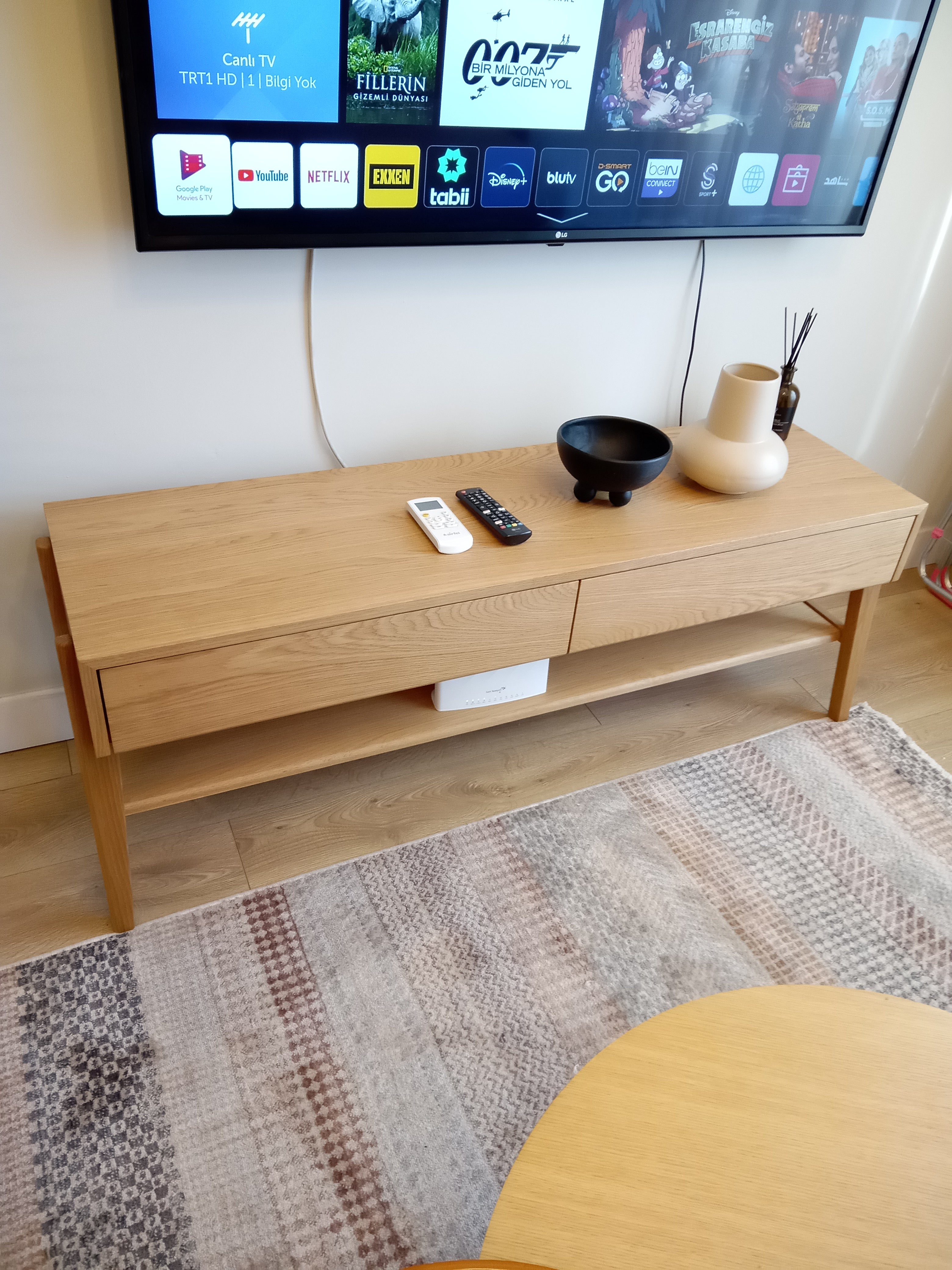 Freya Tv Sehpası 140 cm Meşe