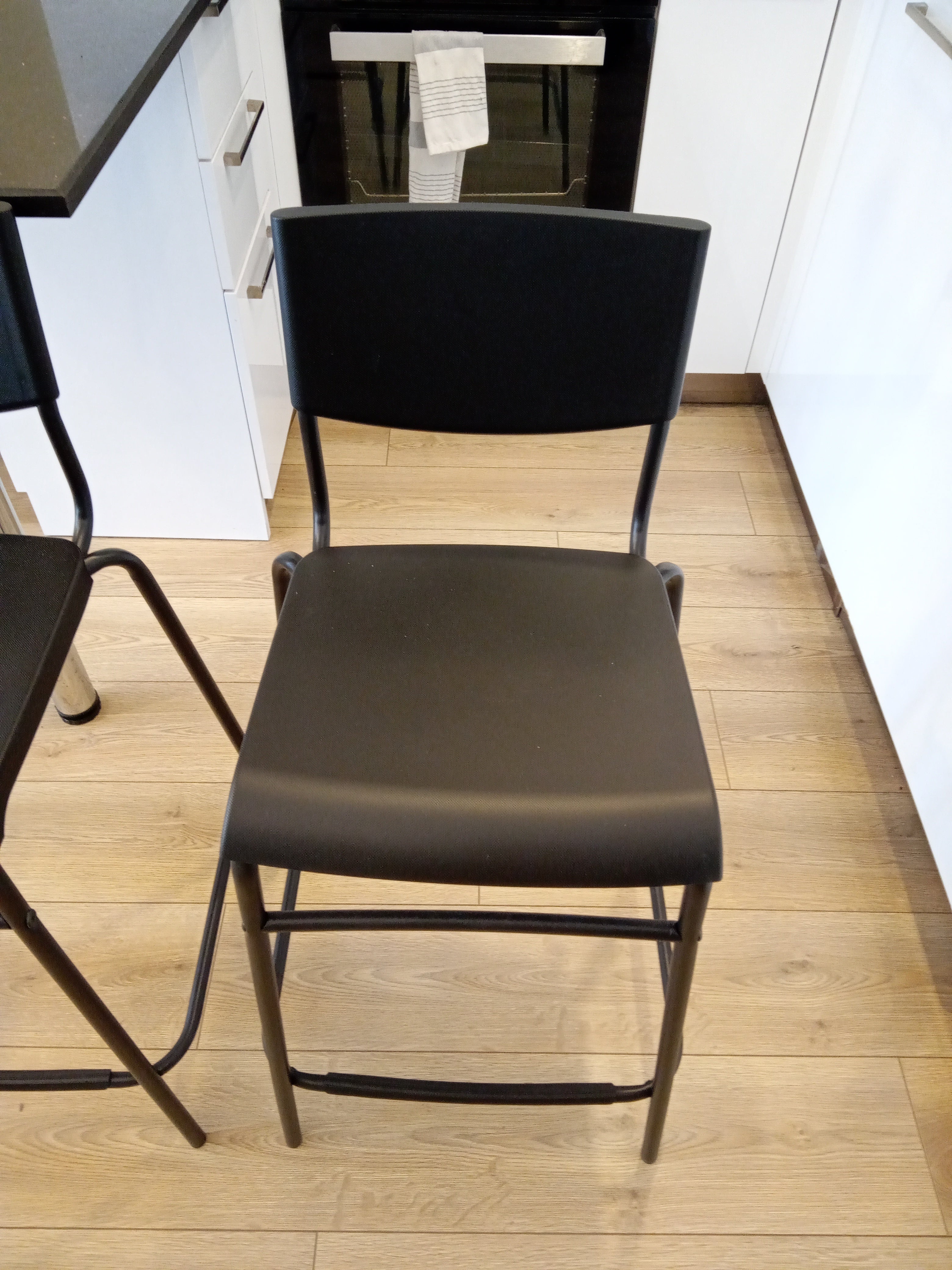 Stig Bar Sandalyesi Siyah