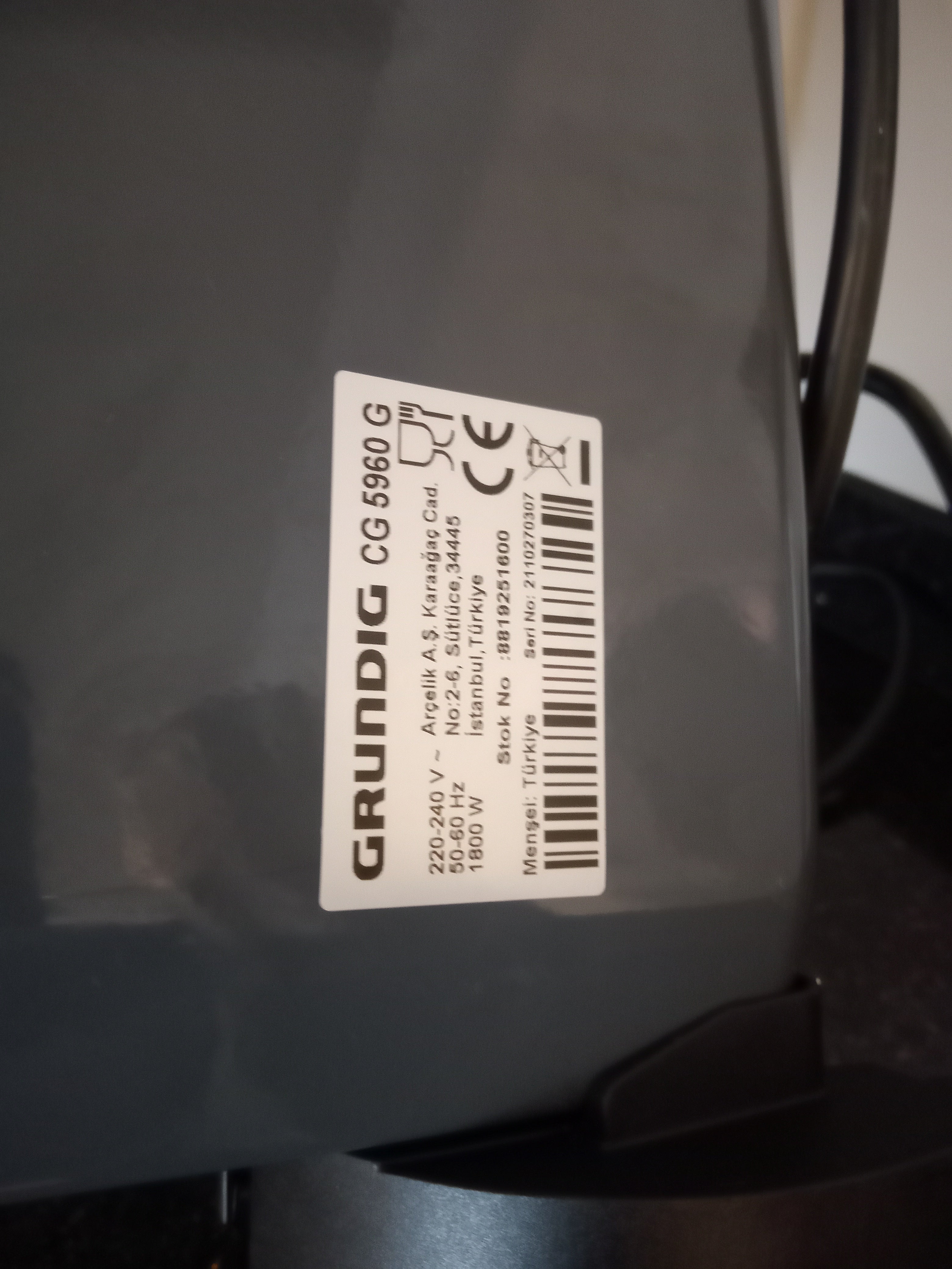Grundig Tost Makinesi CG5960