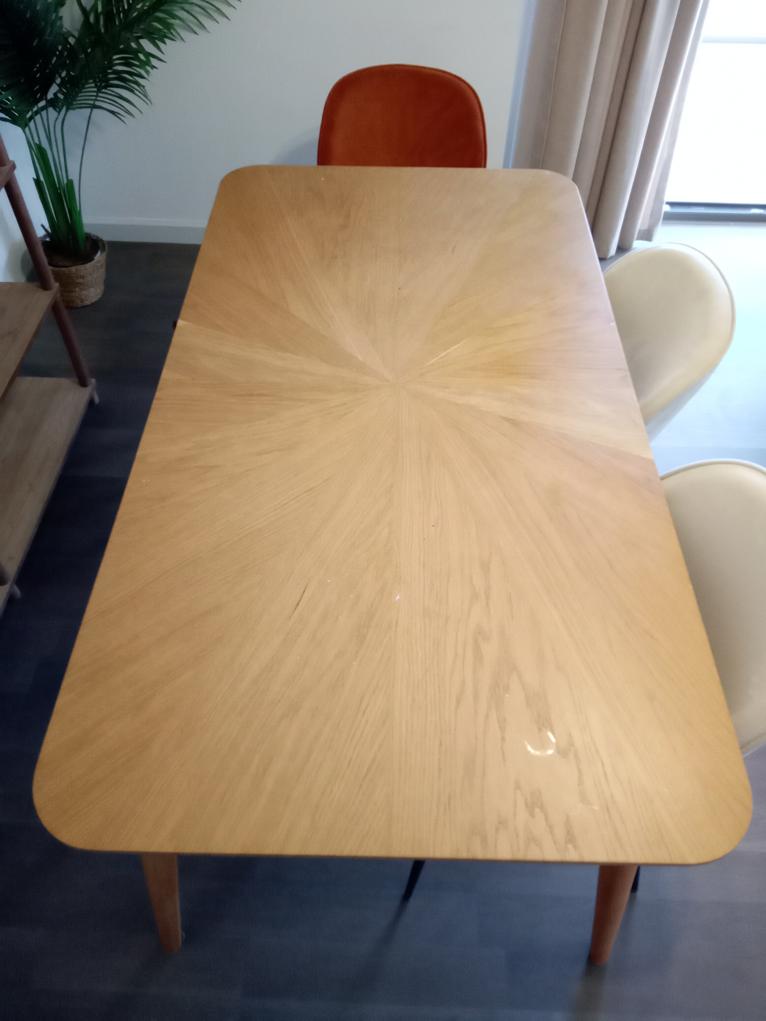 Helsinki/Norge Yemek Masası 90x170 Meşe