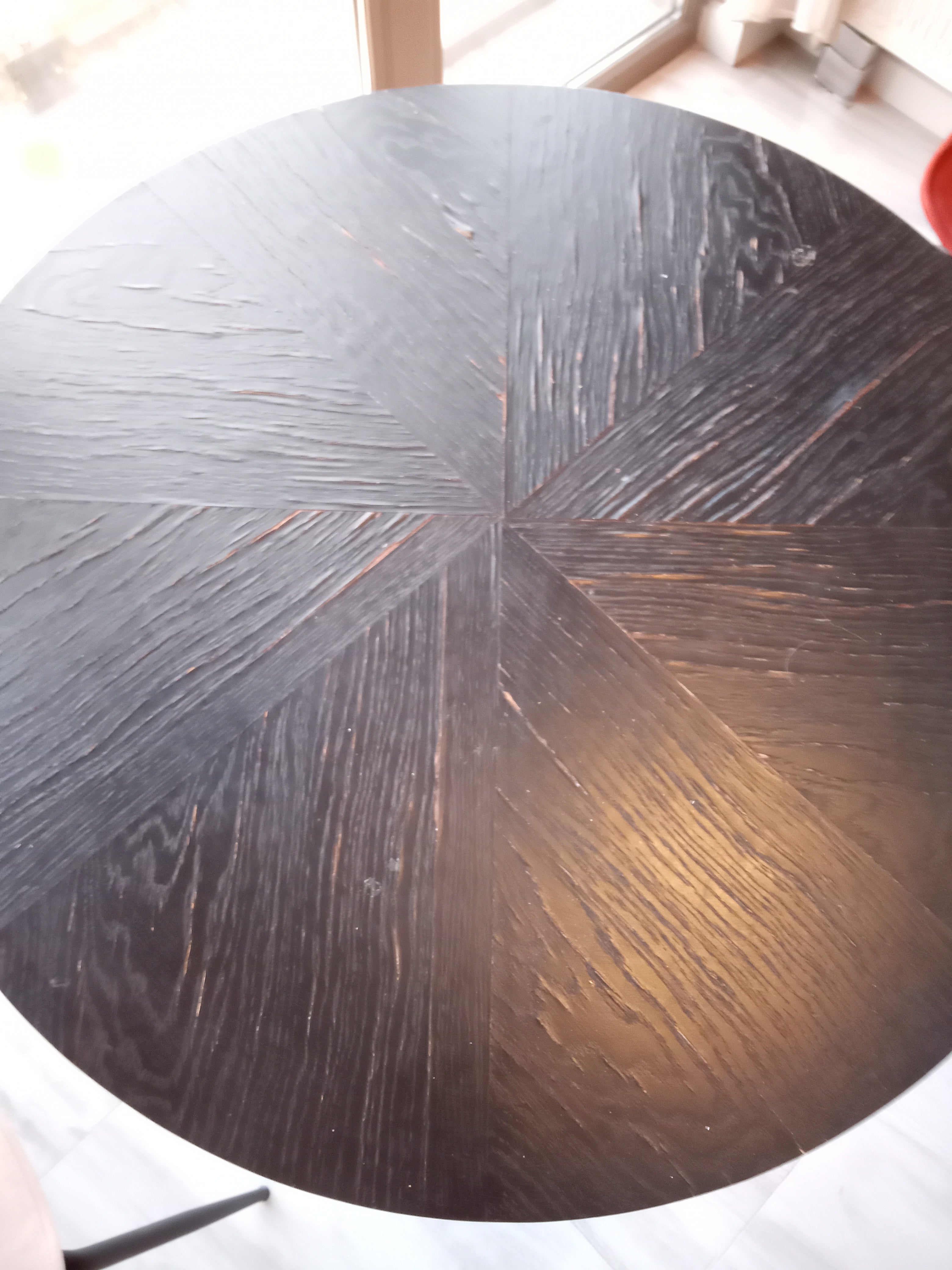 Oslo/Rove Yemek Masası 100 cm Siyah