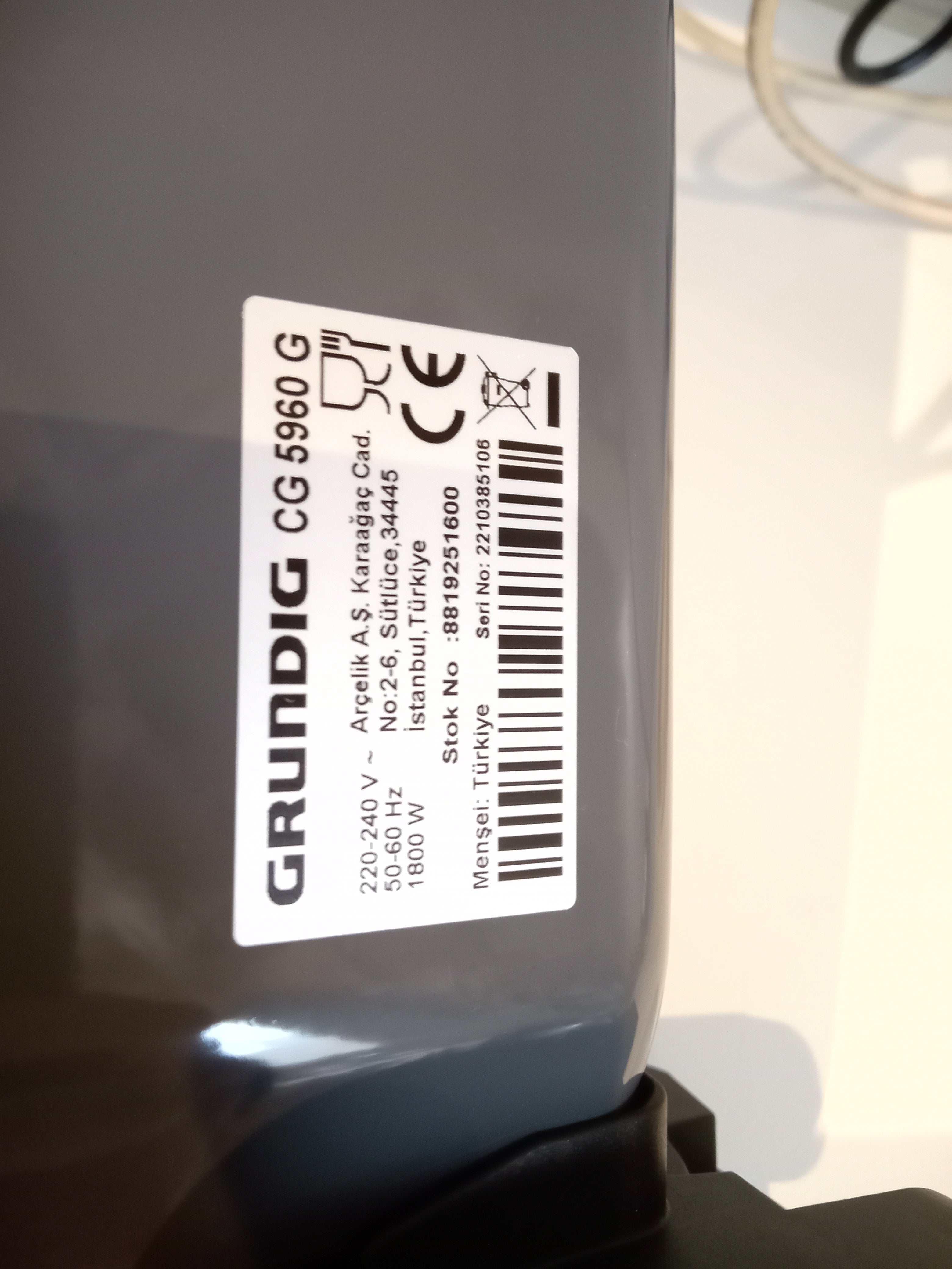 Grundig Tost Makinesi CG5960