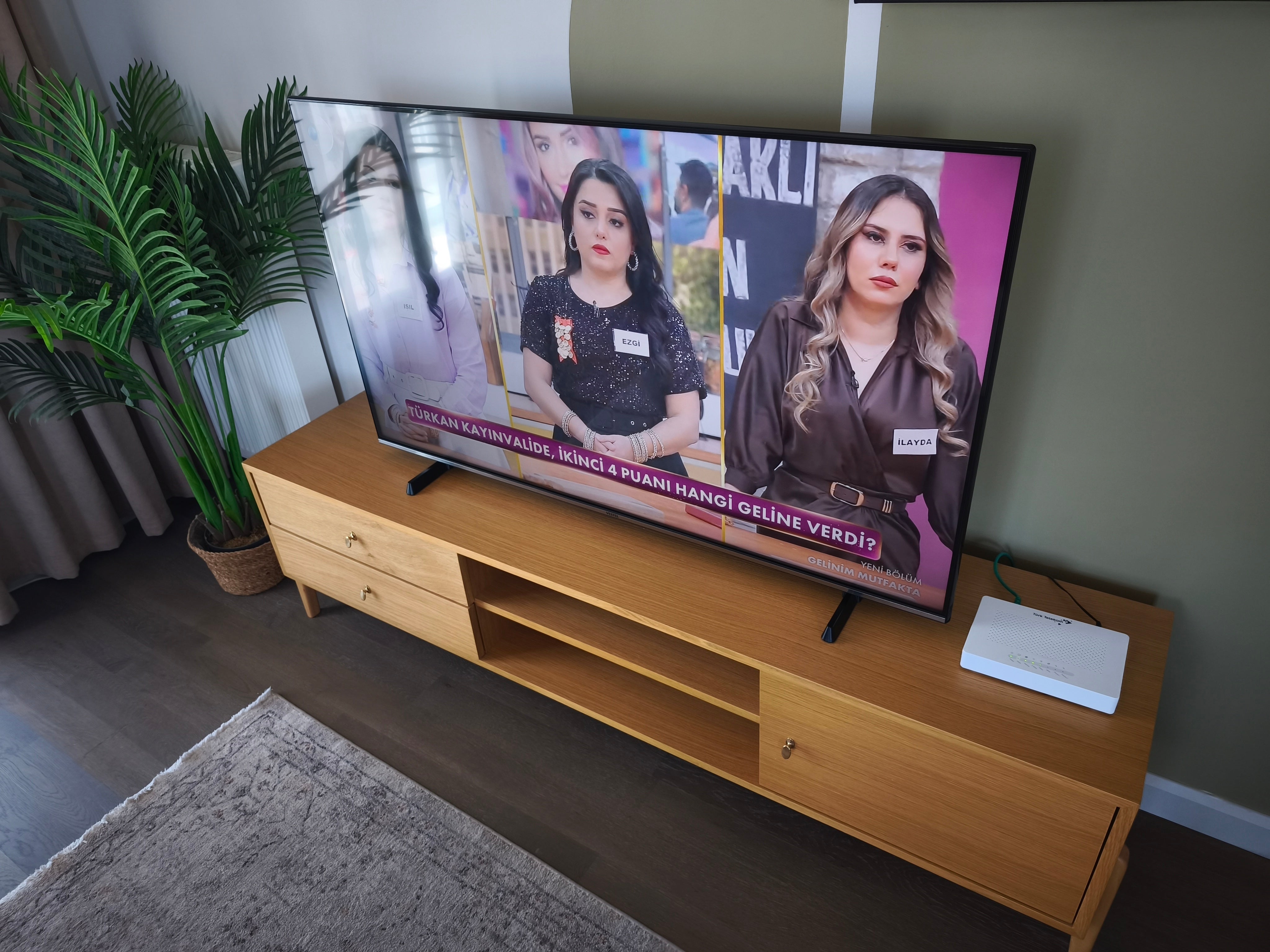 Fil Tv Sehpası Meşe 180 cm