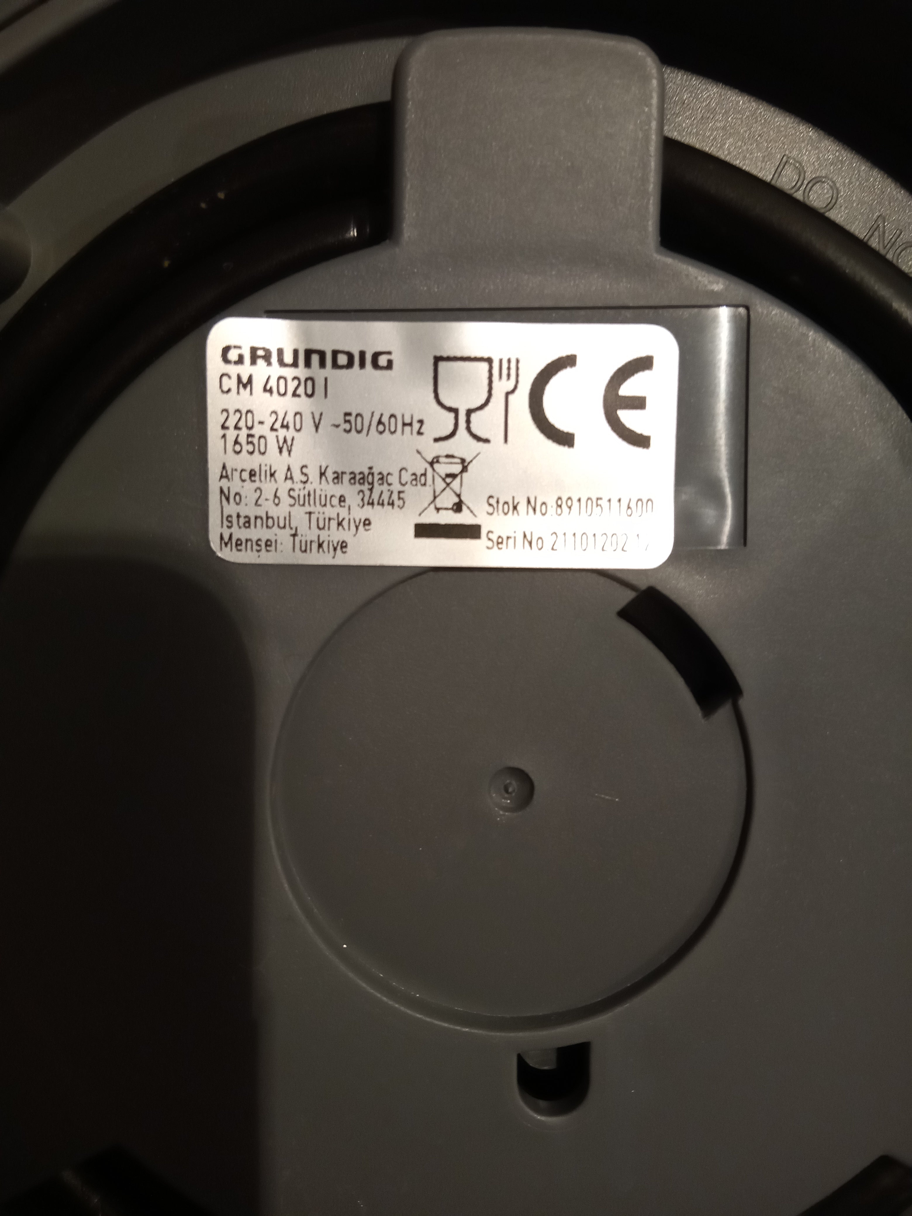 Grundig Çay Makinesi CM4020