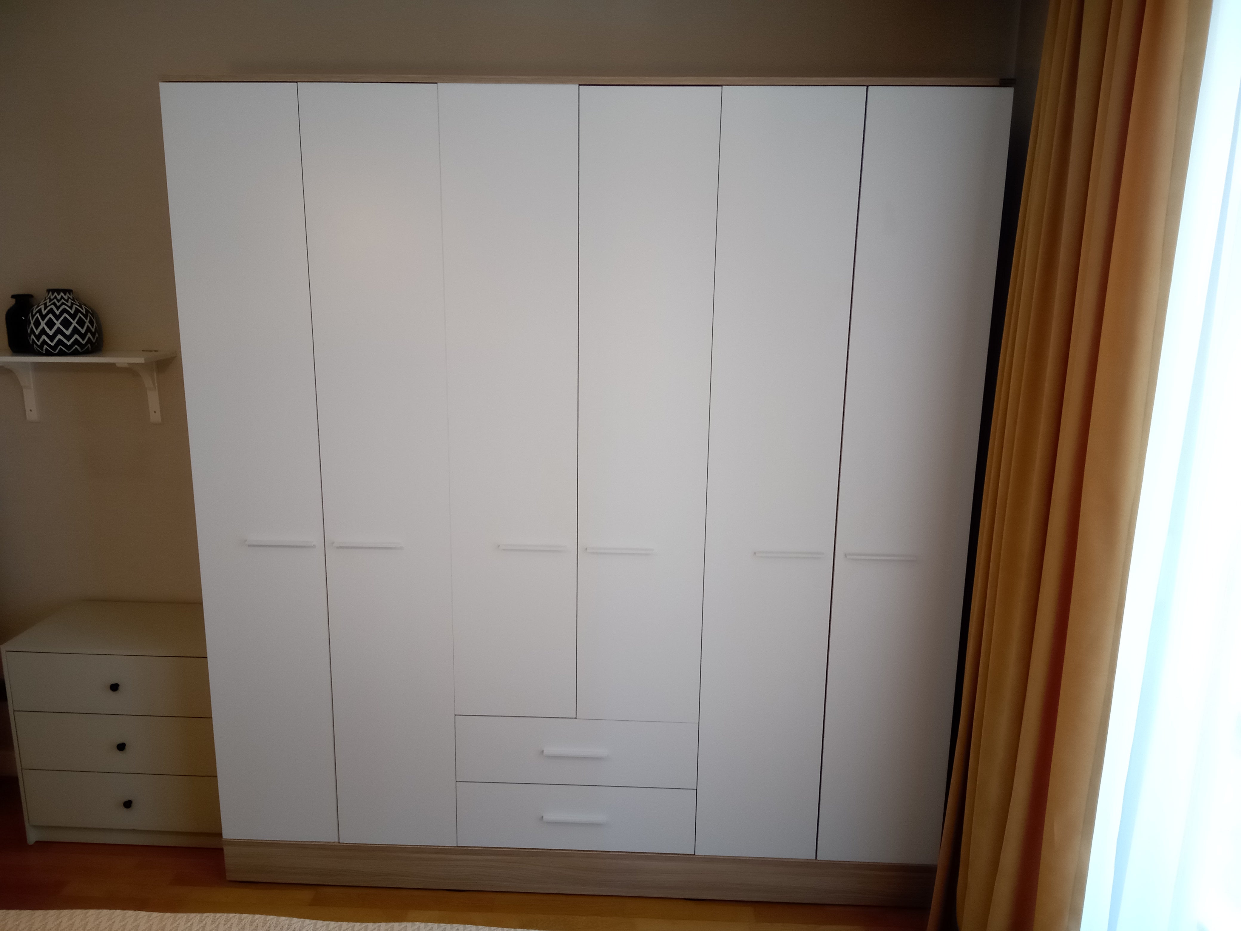 Base 6 Kapaklı Gardırop