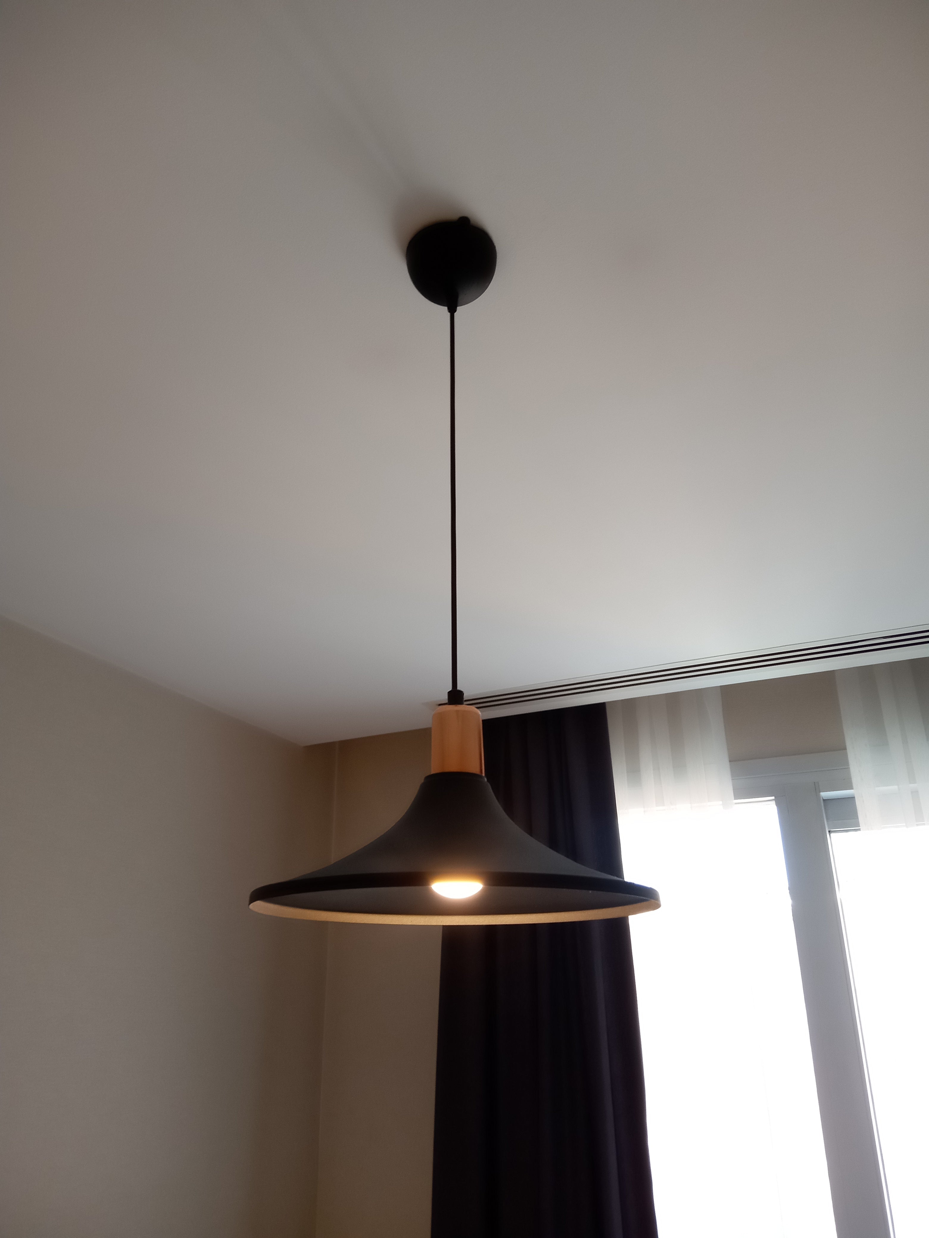 Drop Siyah Modern Sarkıt / Avize