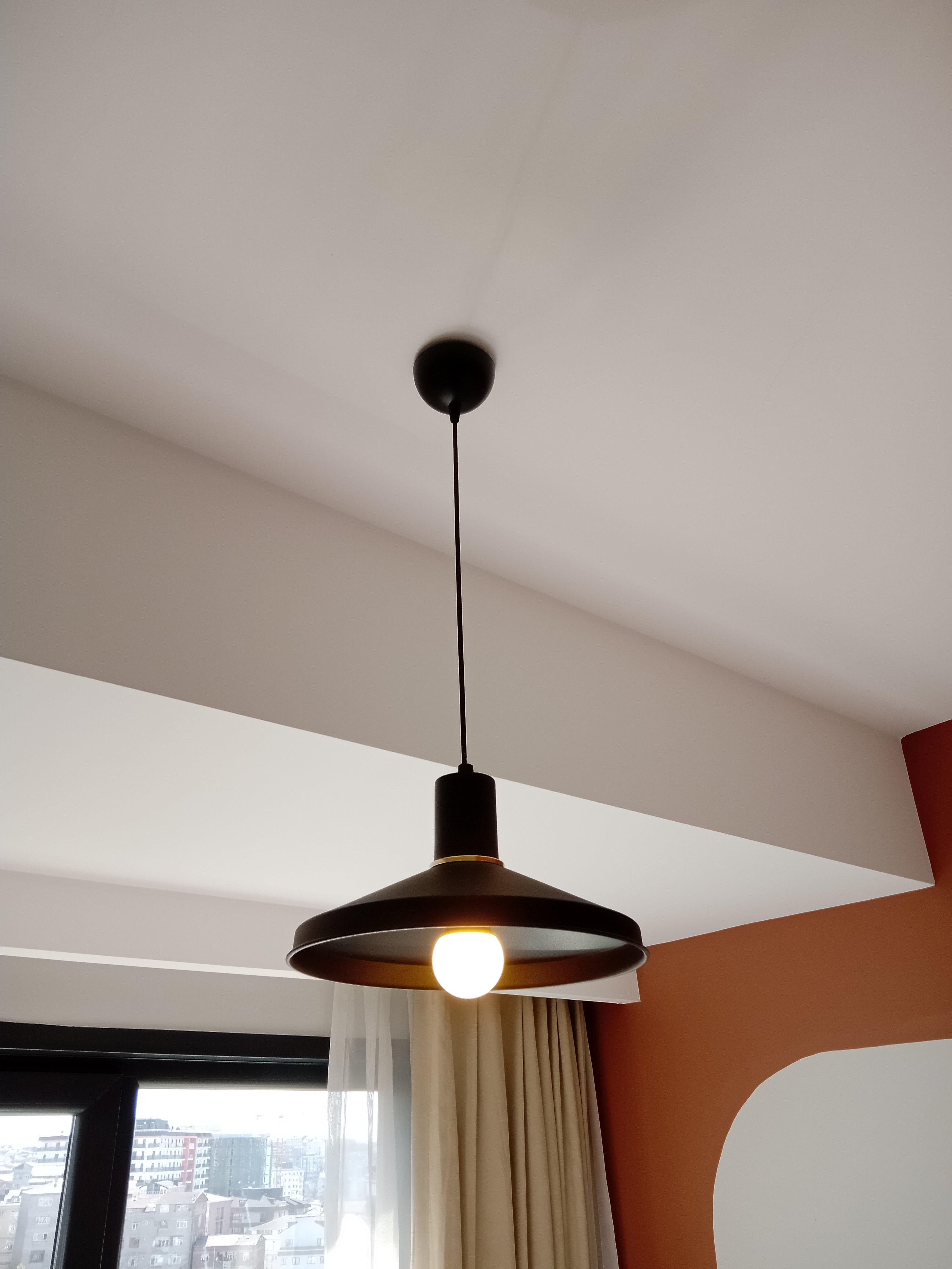 Drop Siyah Modern Sarkıt / Avize