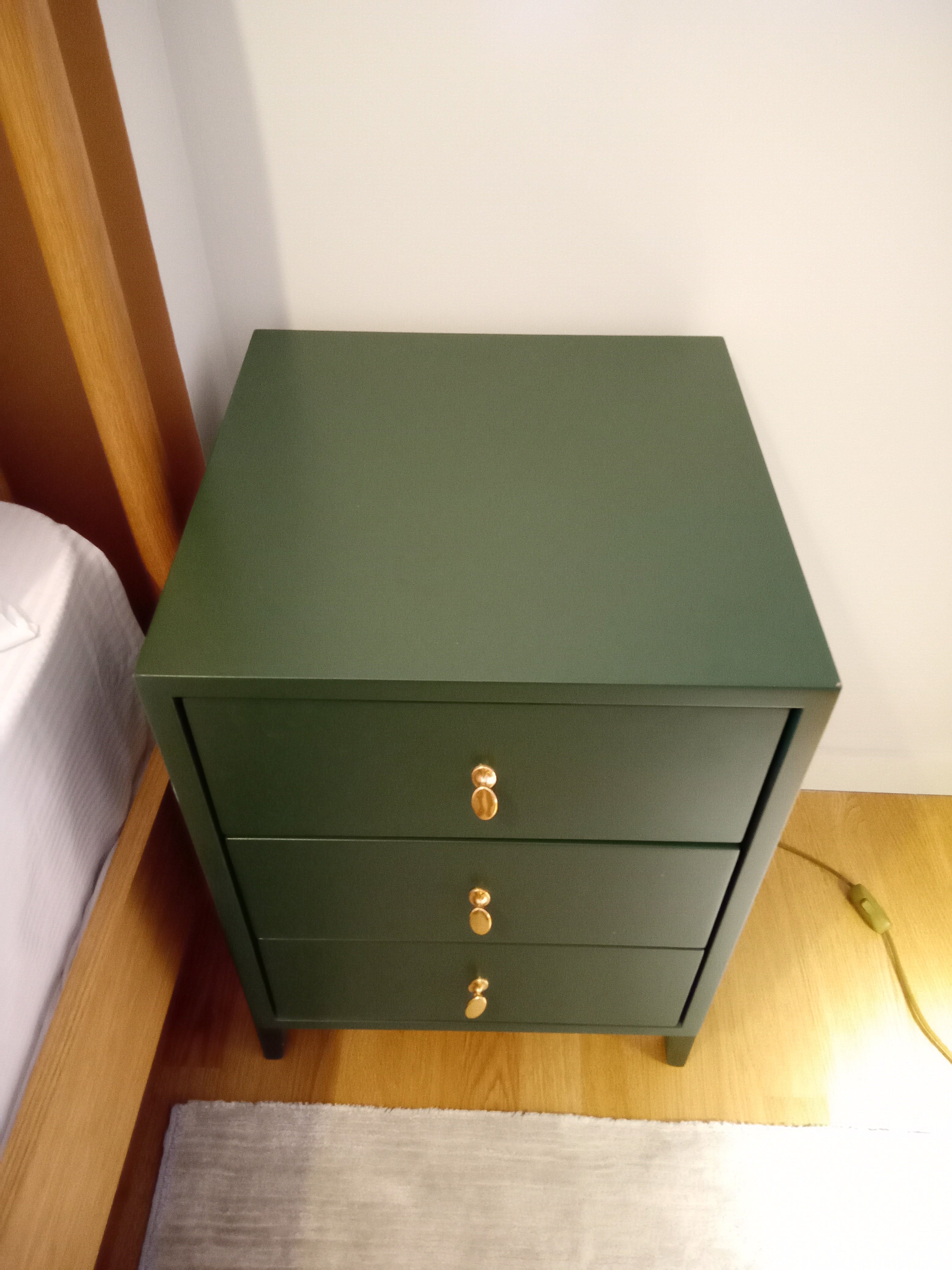 Fil 3 Çekmeceli Komodin Yeşil