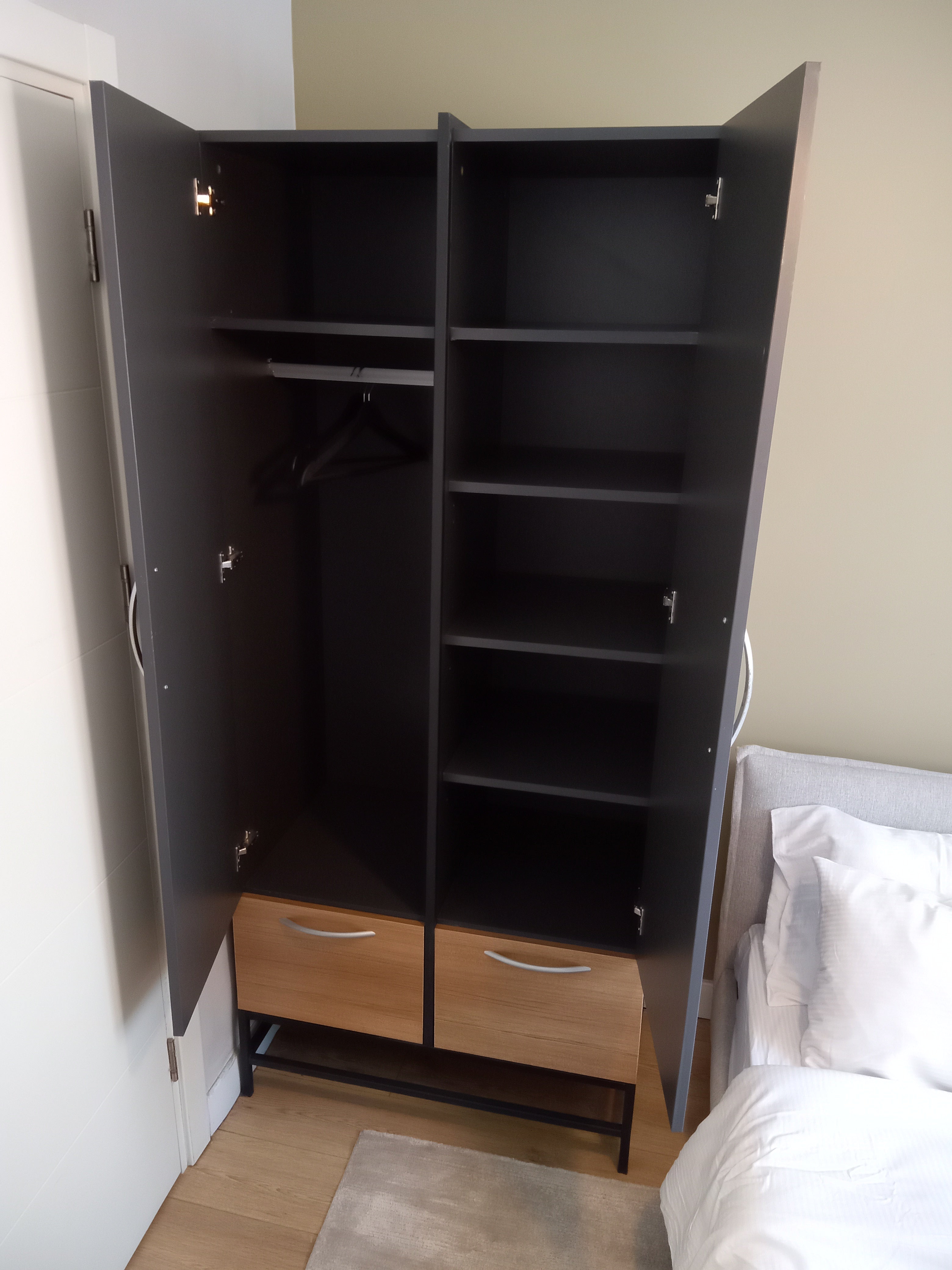 Base 2 Kapaklı Gardırop