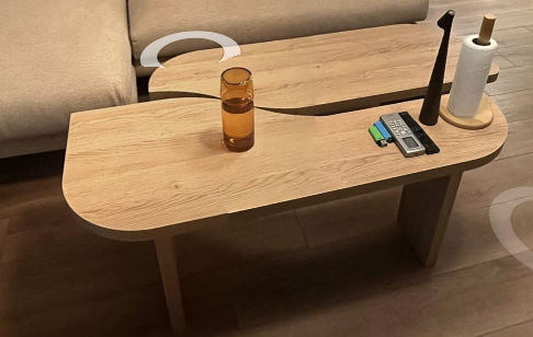 Riddle Orta Sehpa Seti Meşe