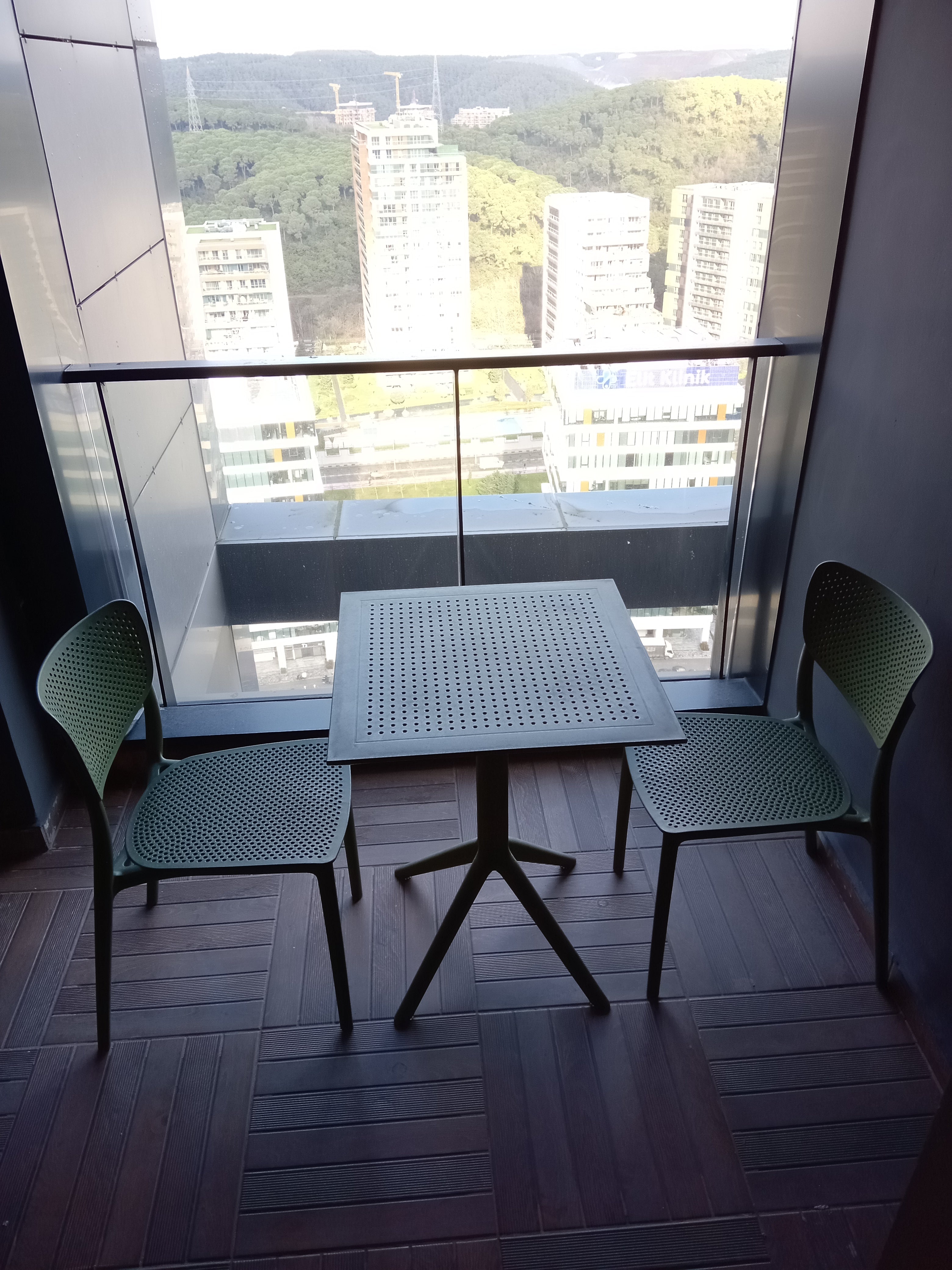 Balkon Seti - Siesta Sky Orta Sehpa Zeytin Yeşili
