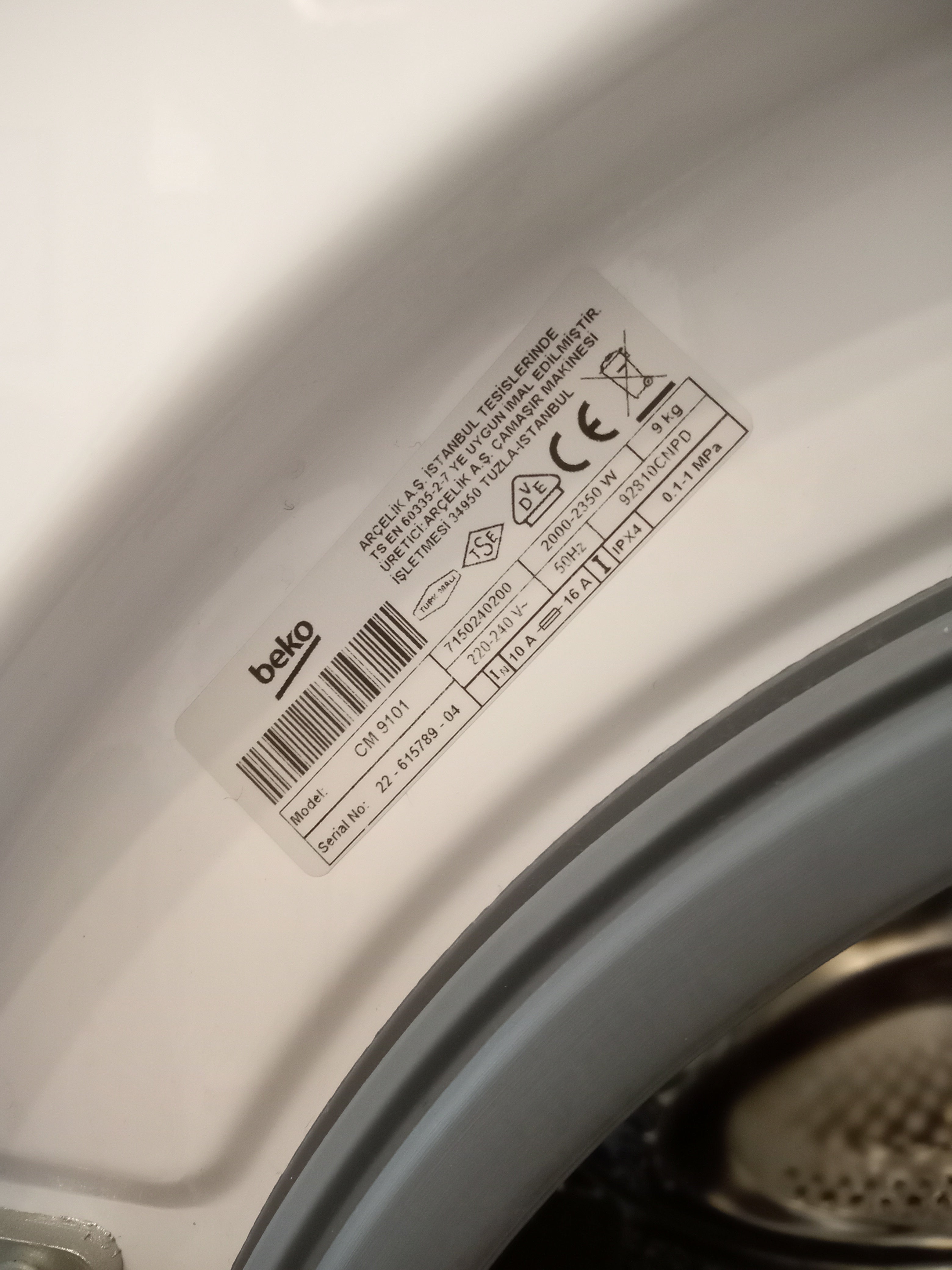 Beko Çamaşır Makinesi CM9101