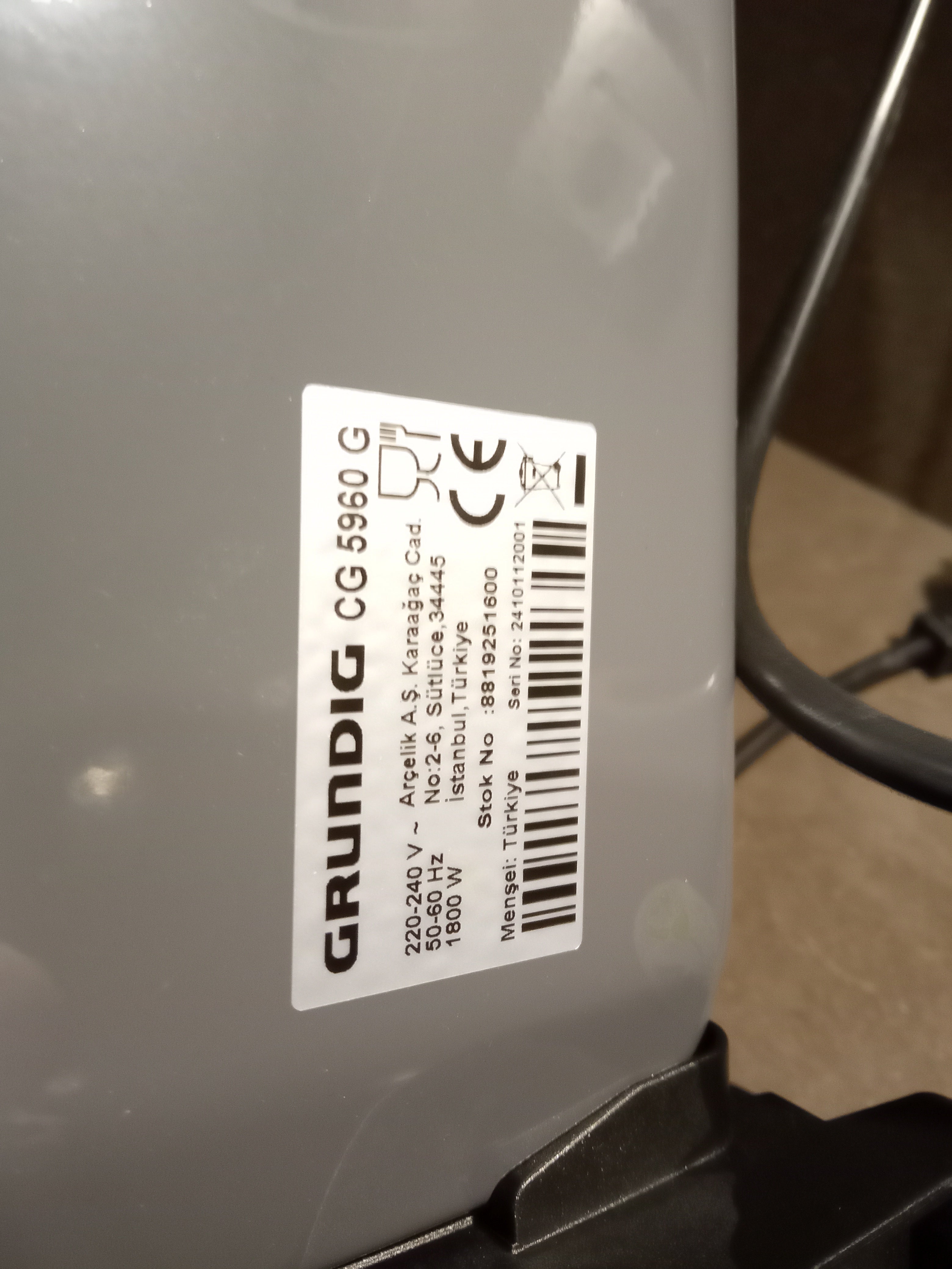 Grundig Tost Makinesi CG5960G