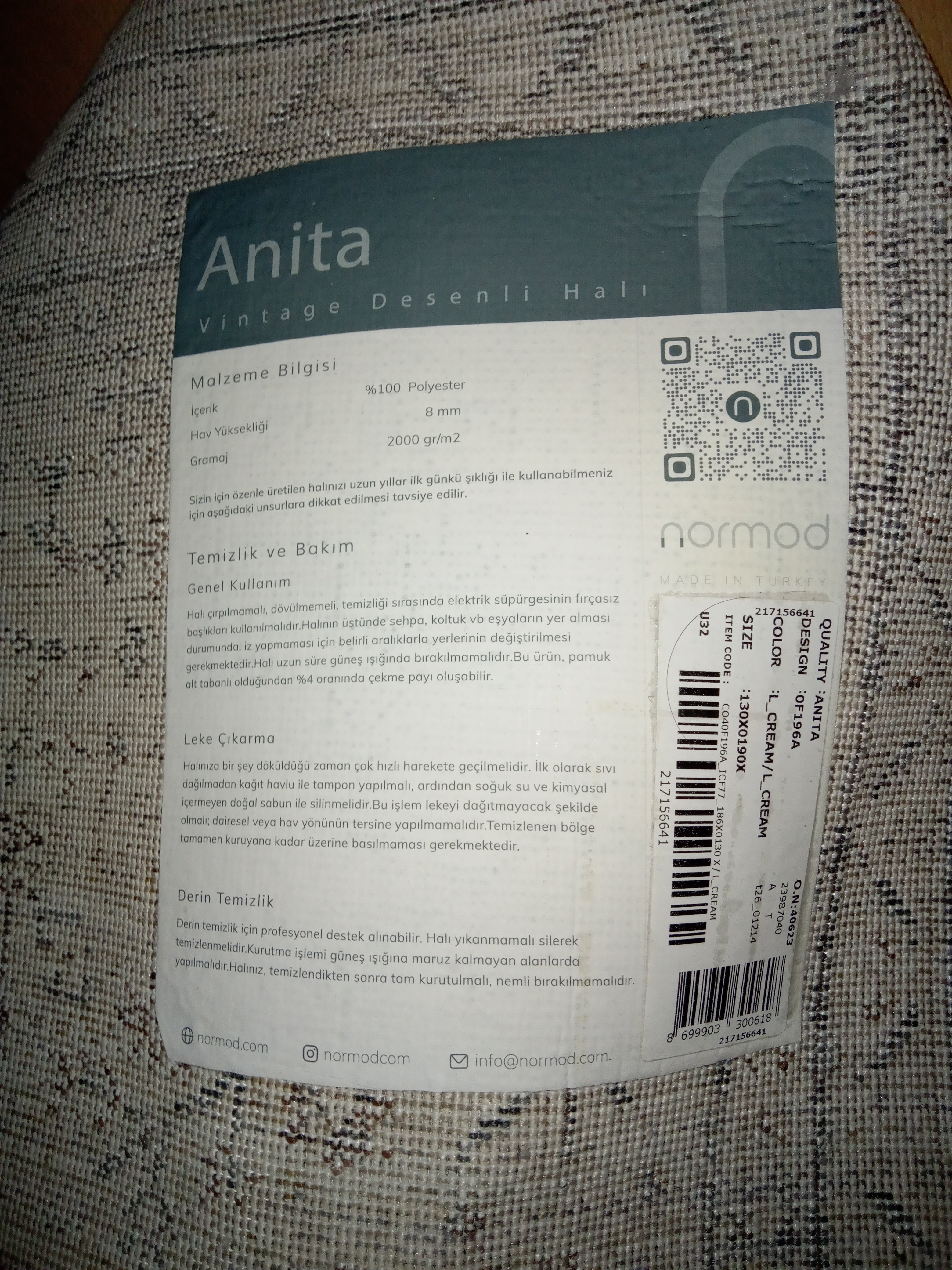 Gala Halı 120x230