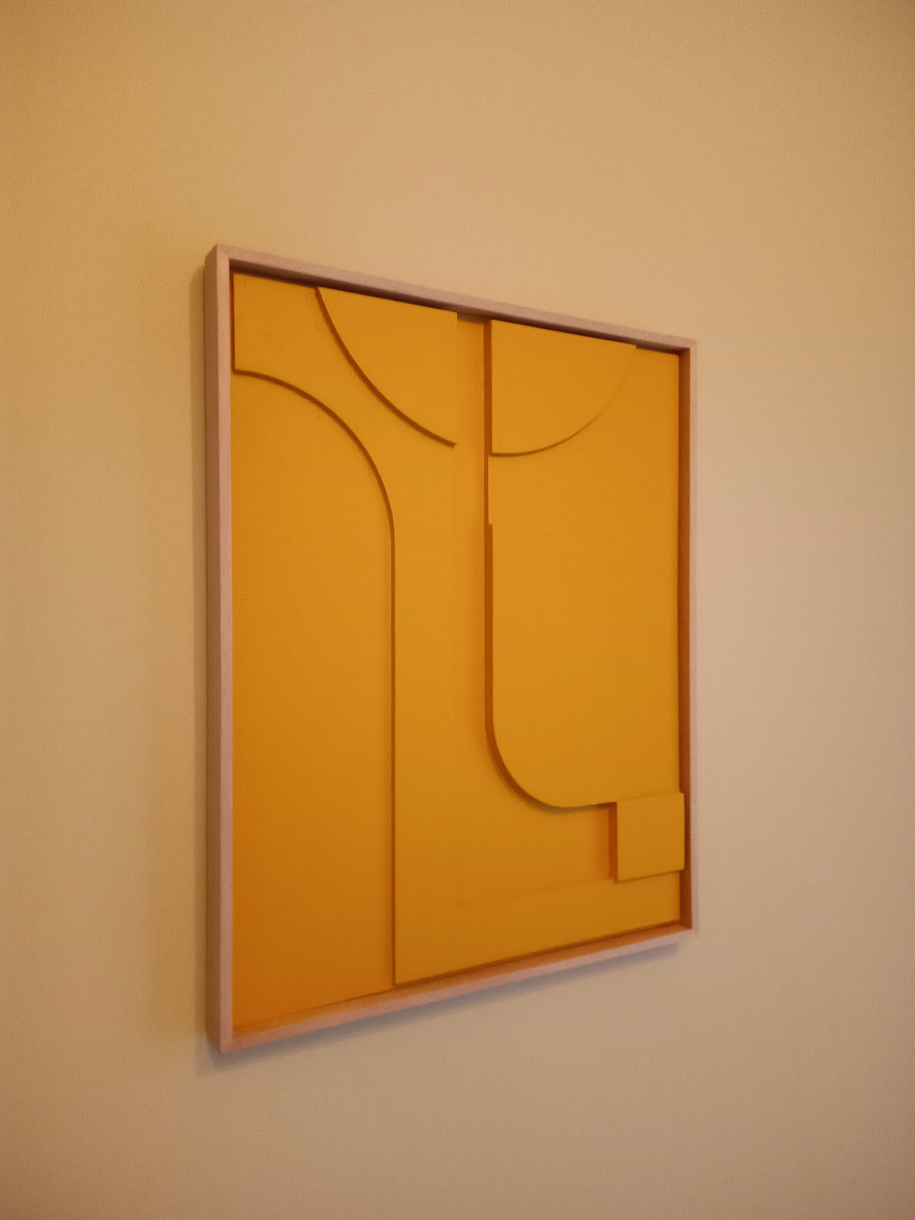 Arte Ahşap Pano Sarı 40x50