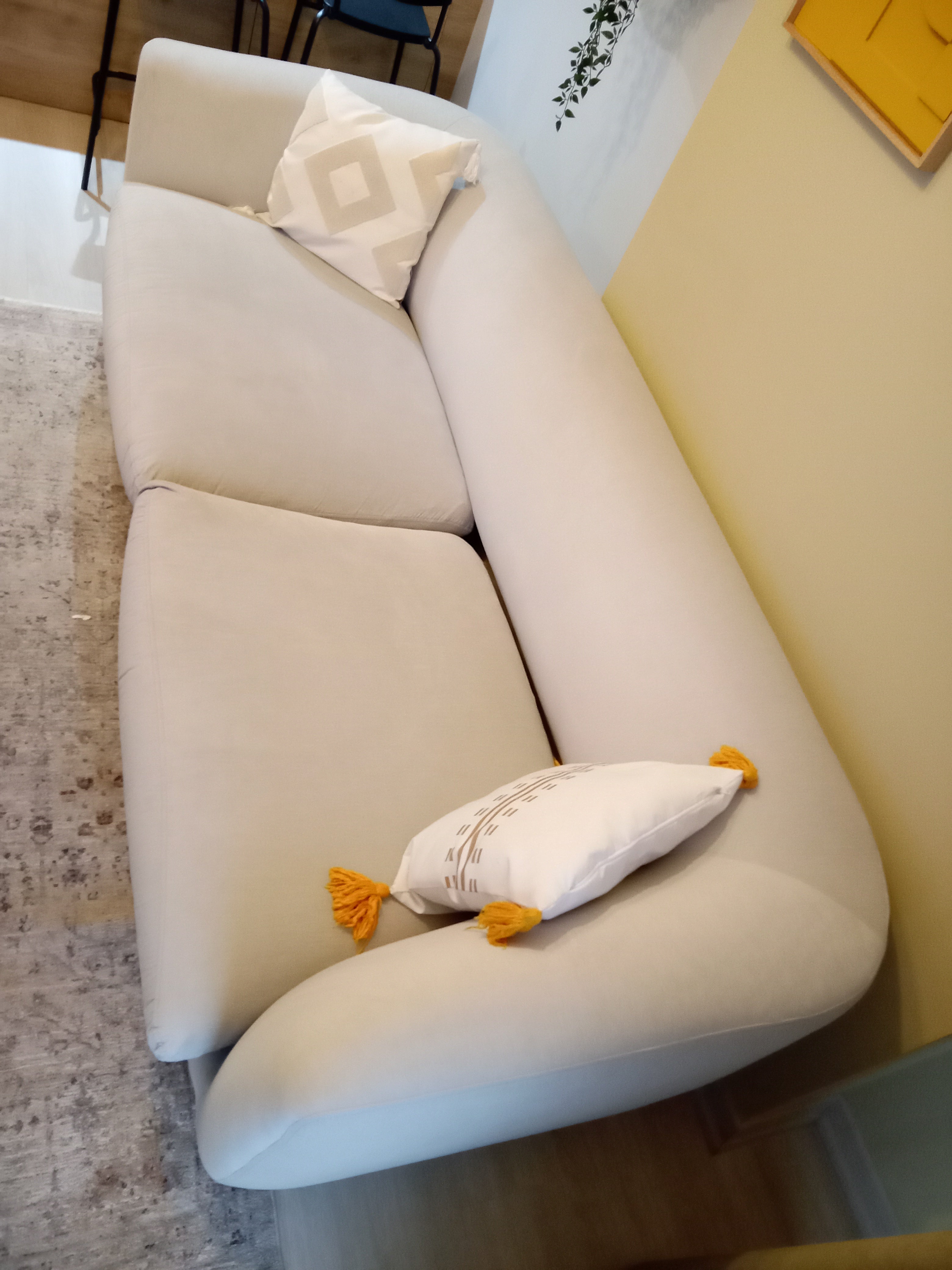 Boli Üçlü Koltuk Premium Bej