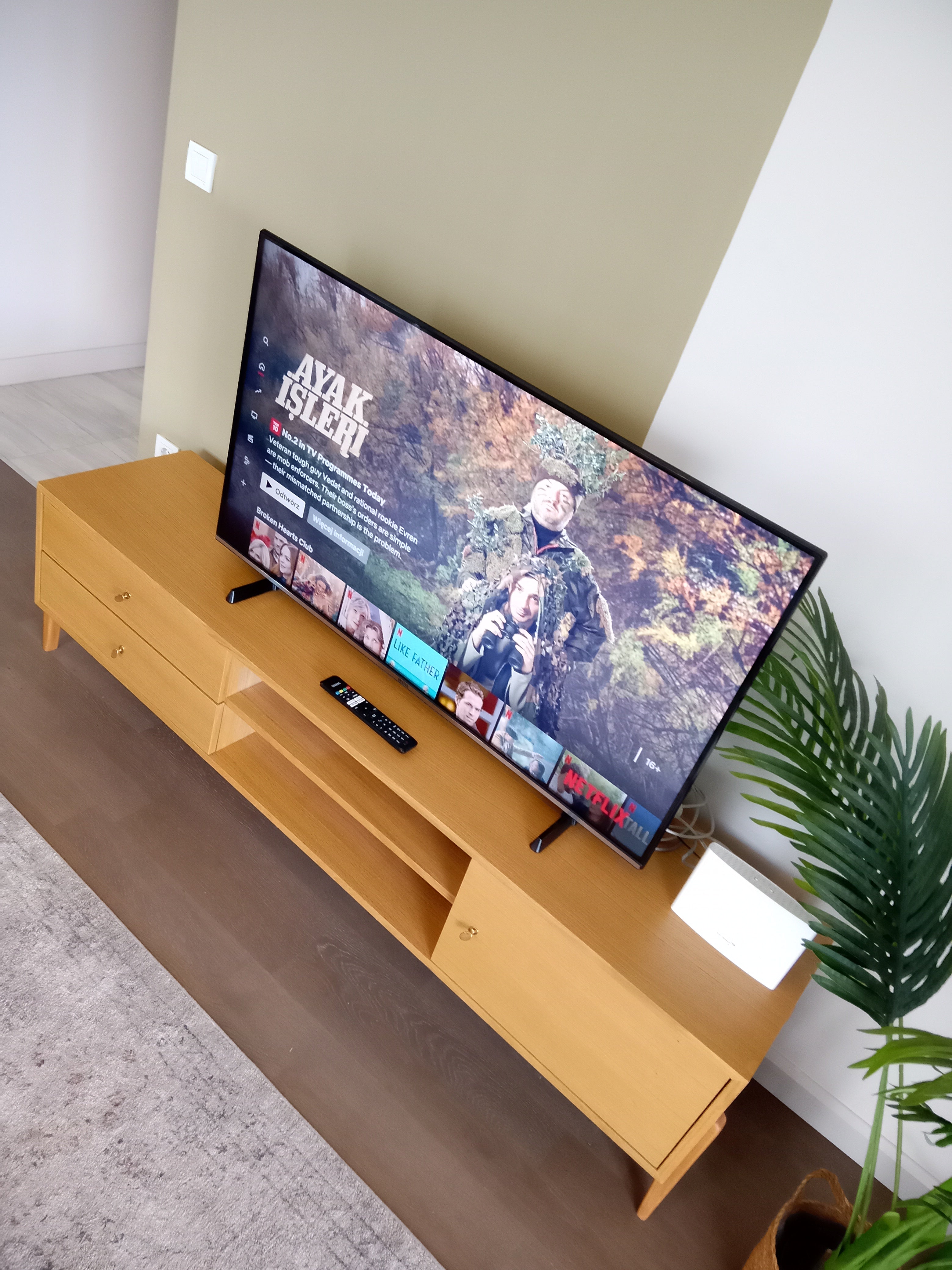 Fil Tv Sehpası 180 cm Meşe
