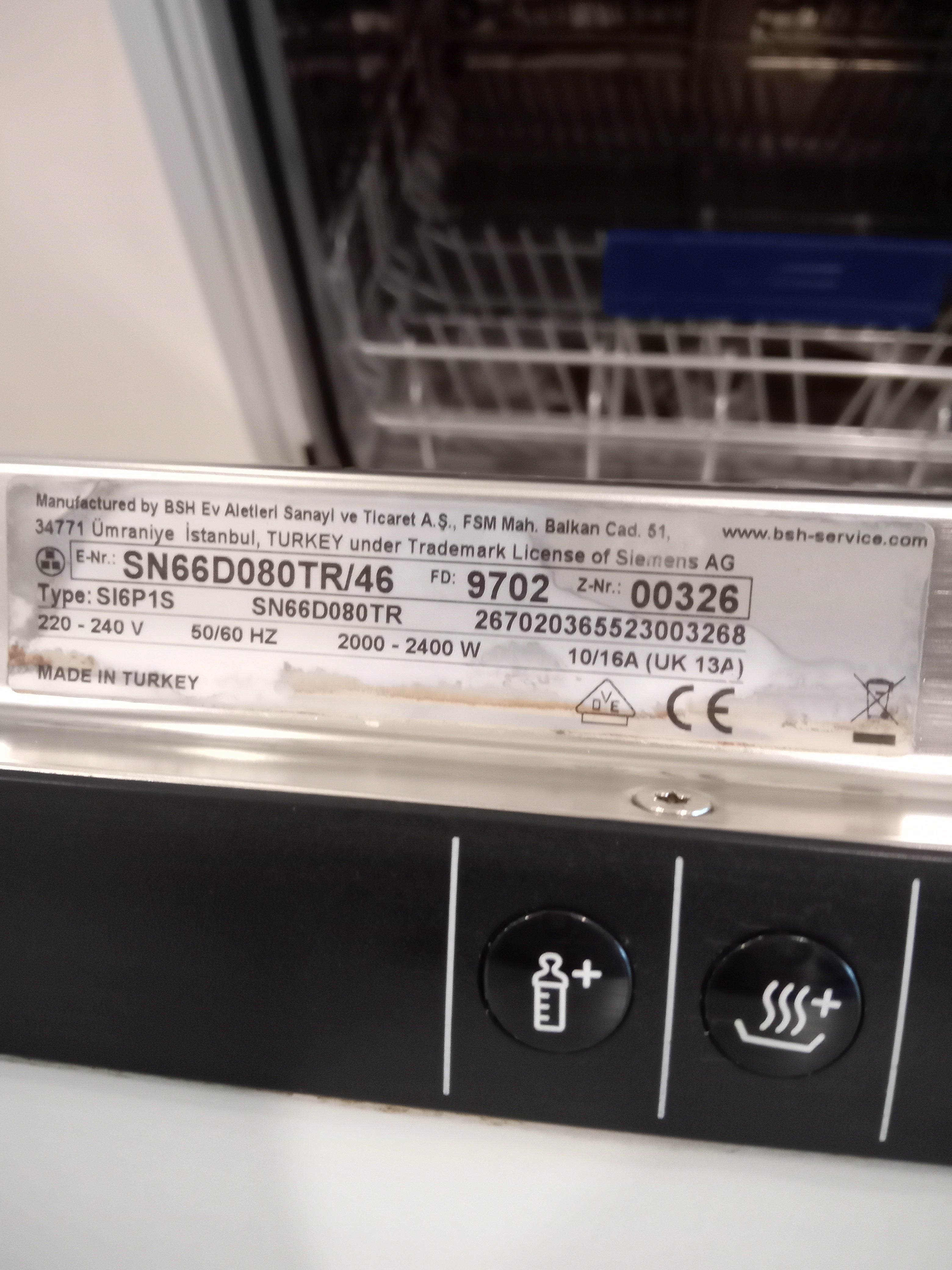 Siemens Ankastre Bulaşık Makinesi
