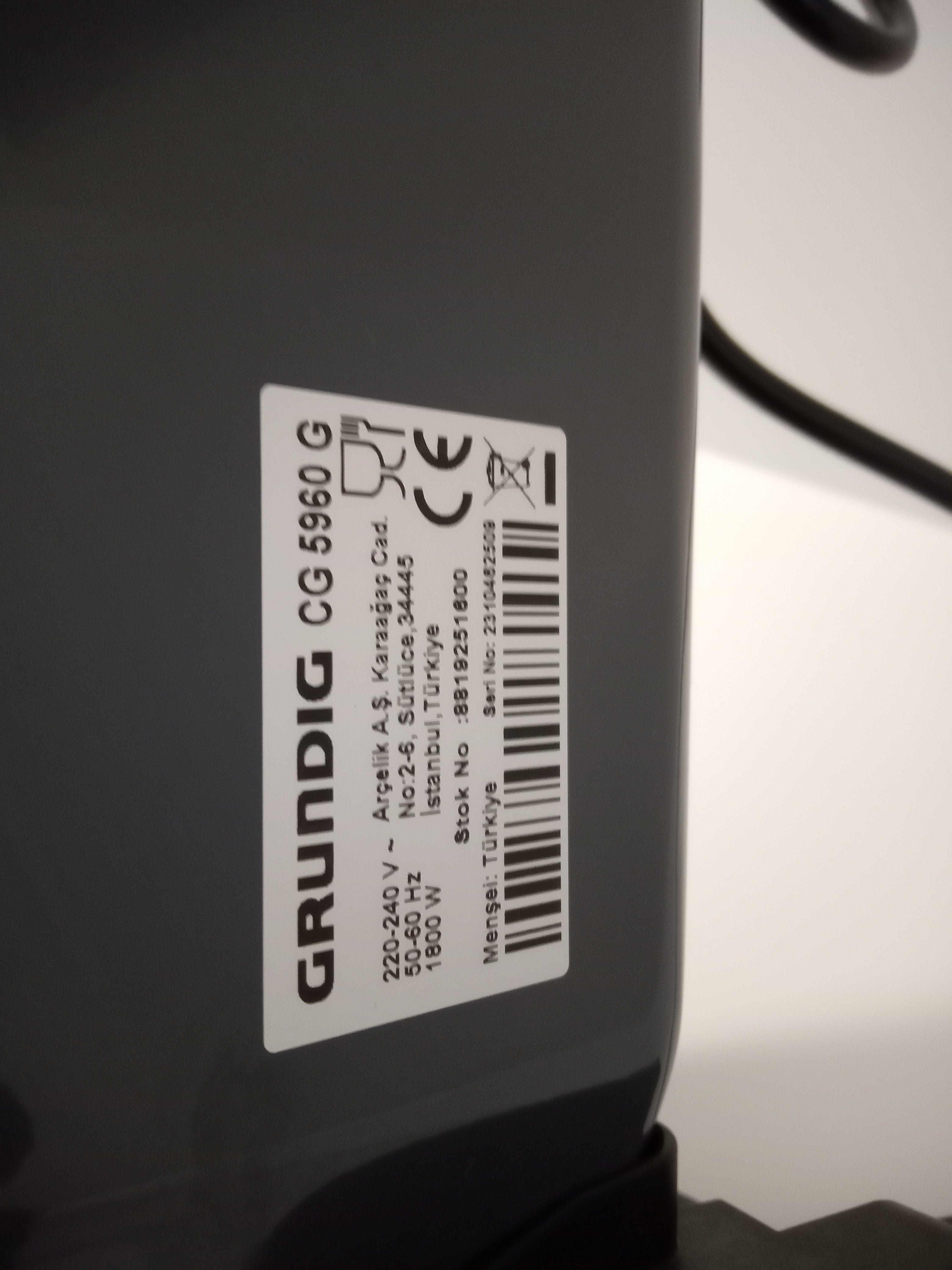 Grundig Tost Makinesi CG5960