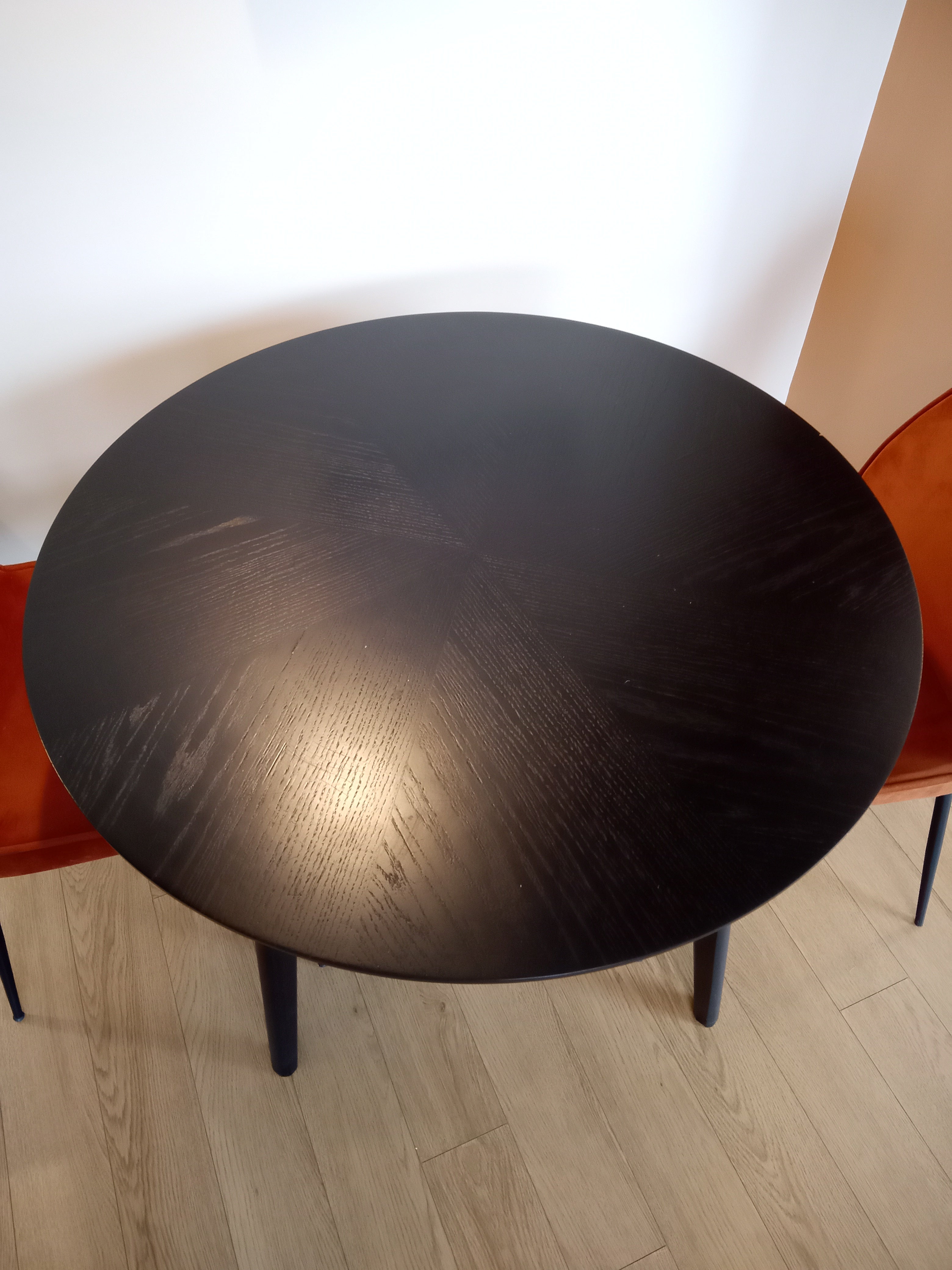 Oslo/Rove Yemek Masası 100 cm Siyah