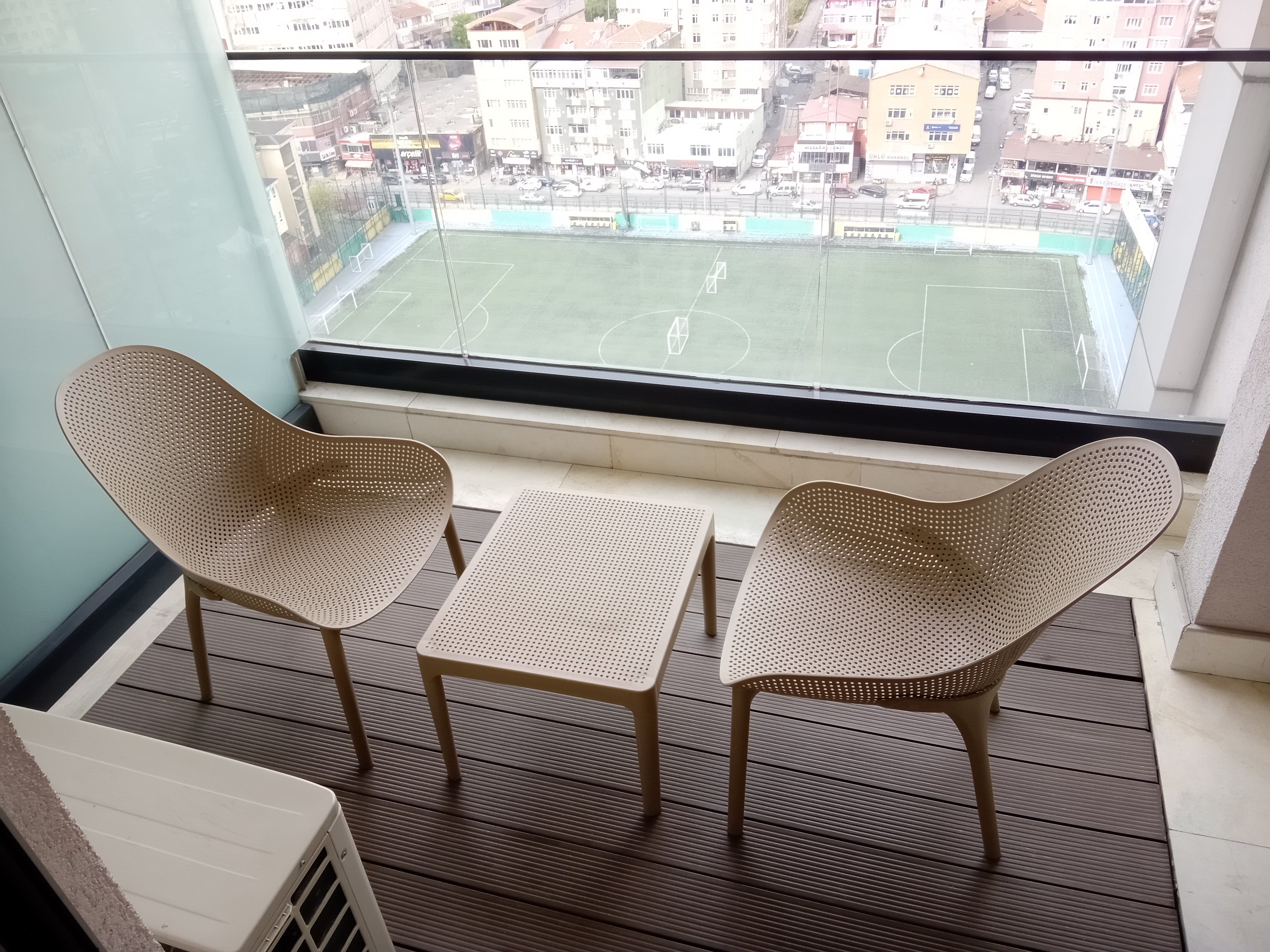 Siesta Sky Lounge Sandalye Kum Gri